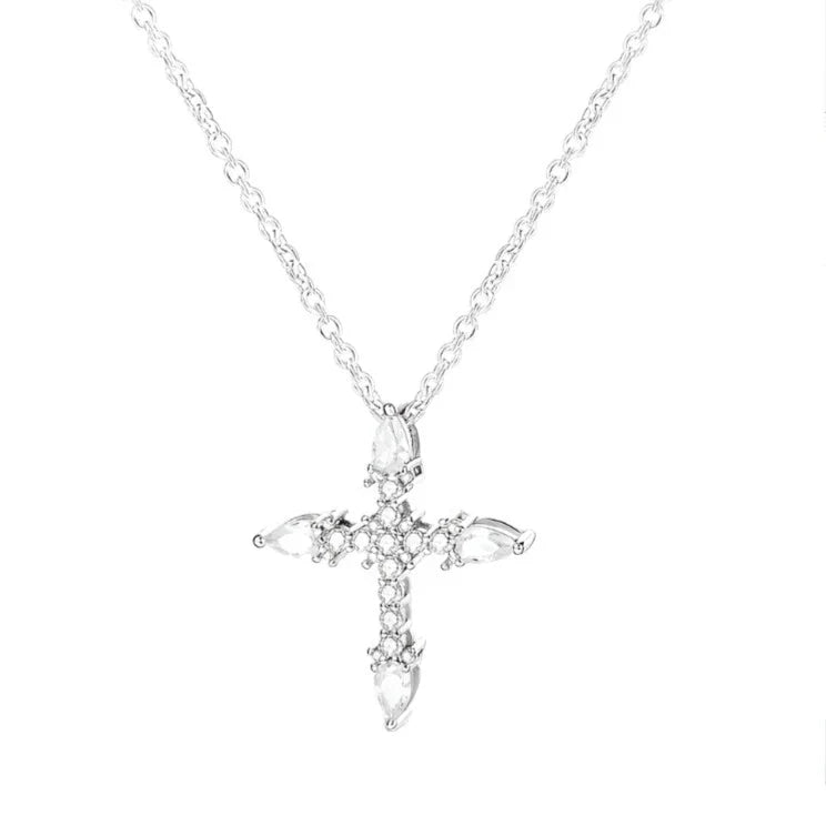 Silver Cross Necklace