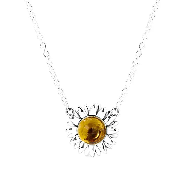 Sunflower Necklace