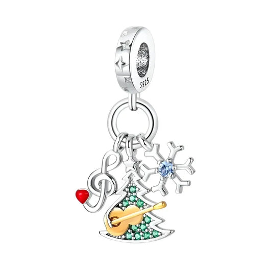 Mirisoul Christmas Carol Charm — festive holiday jewelry charm for Christmas charm bracelets