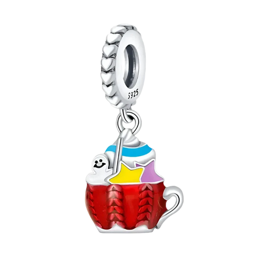 Mirisoul Christmas Cup Charm — holiday-themed jewelry charm shaped like a festive cup for charm bracelets