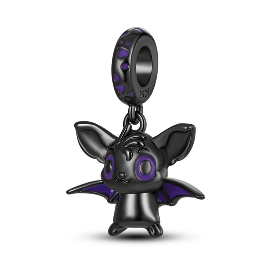 Halloween Cute Bat Charm – festive bat-themed jewelry charm, perfect for Halloween accessories, and a delightful gift for Halloween lovers.