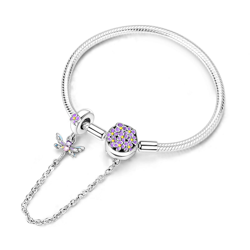 Butterfly Landing Charm Bracelet