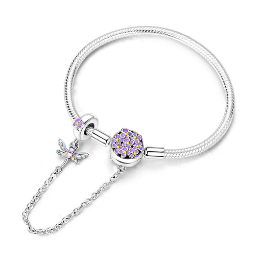 Butterfly Landing Charm Bracelet
