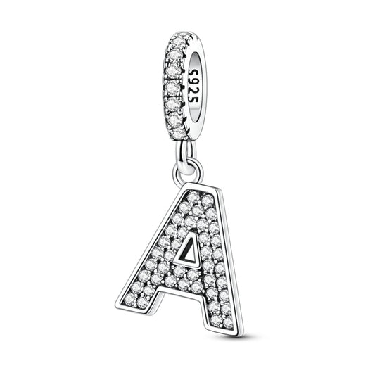 Sparkling Letter Charm