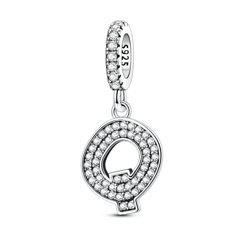 Sparkling Letter Charm