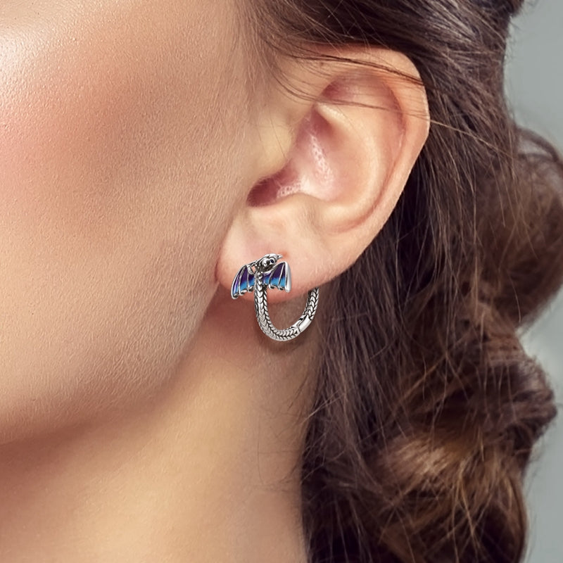 Medium Fire Dragon Earrings