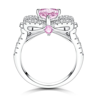 Bow Heart Ring