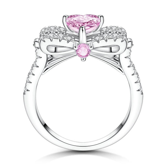 Bow Heart Ring