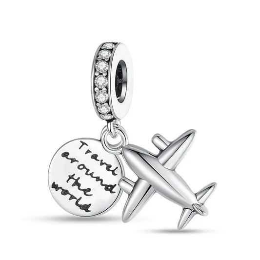 Travel Around The World Charm