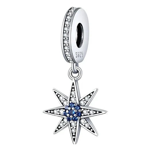 Blue Star Charm
