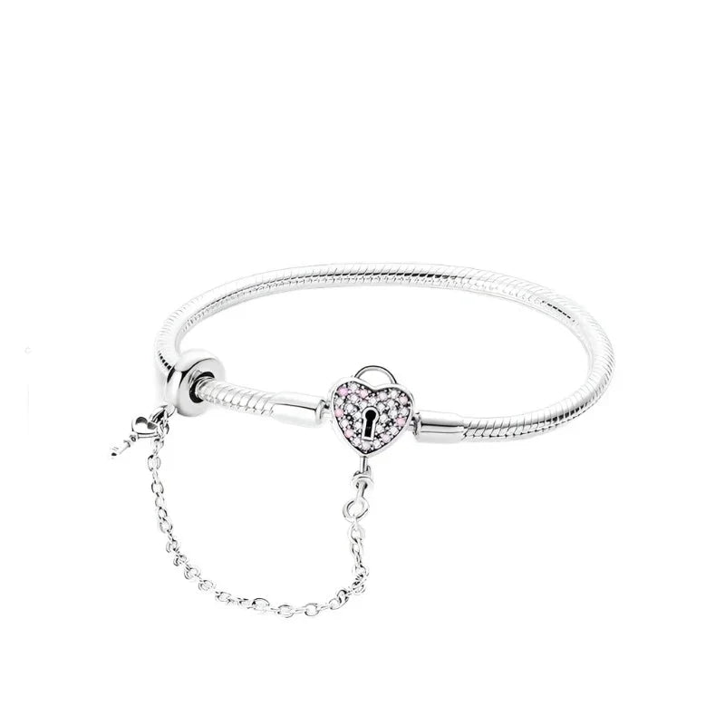 Lock & Key Charm Bracelet