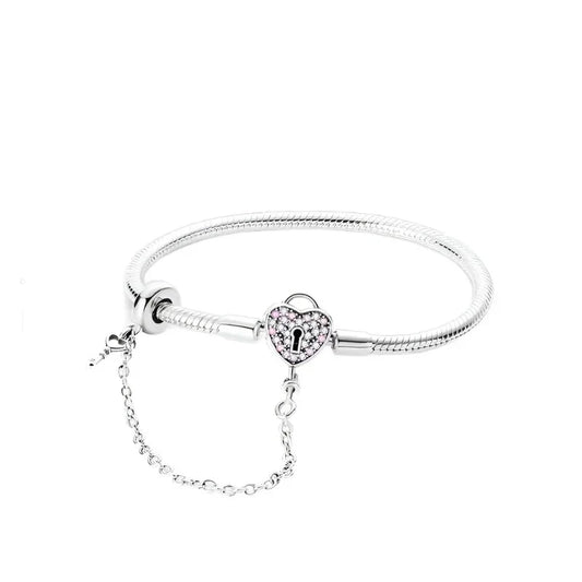 Lock & Key Charm Bracelet
