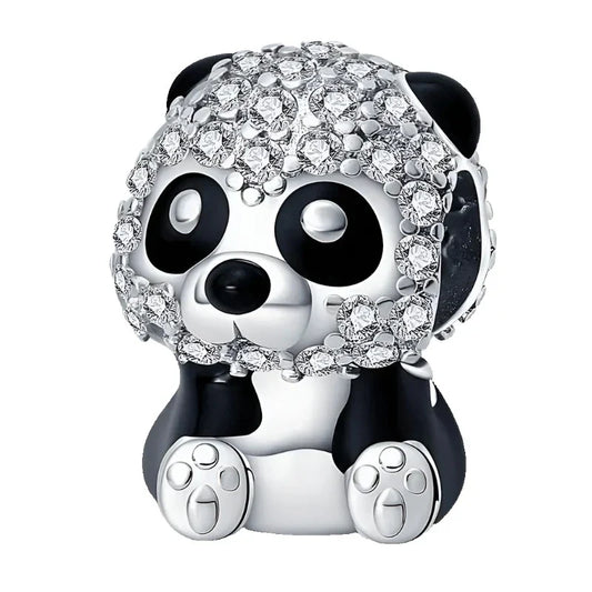 Panda Crystal Charm