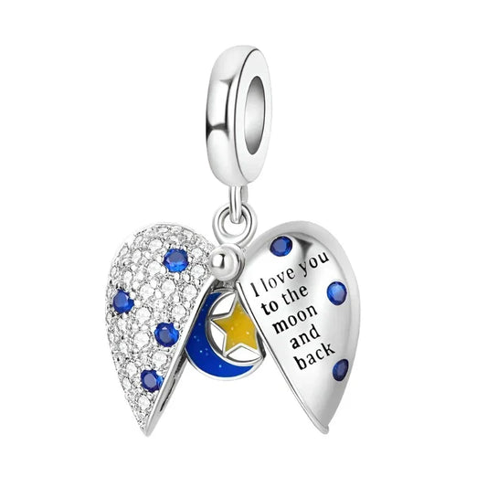 Love To The Moon Clasp Charm